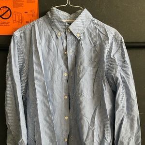 Blue Striped Old Navy Button Down
